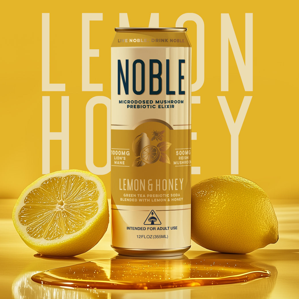 Noble: Mushroom Only - Lemon & Honey (Case of 24)