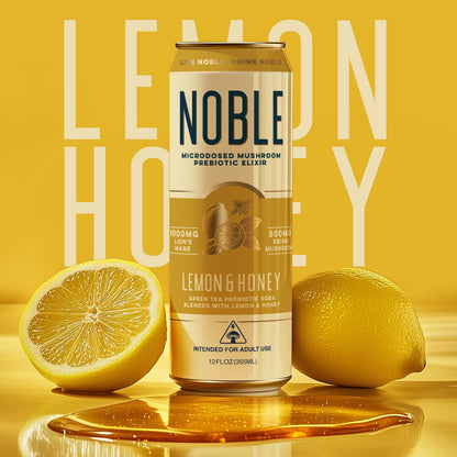 Noble: Mushroom Only - Lemon & Honey (Case of 24)