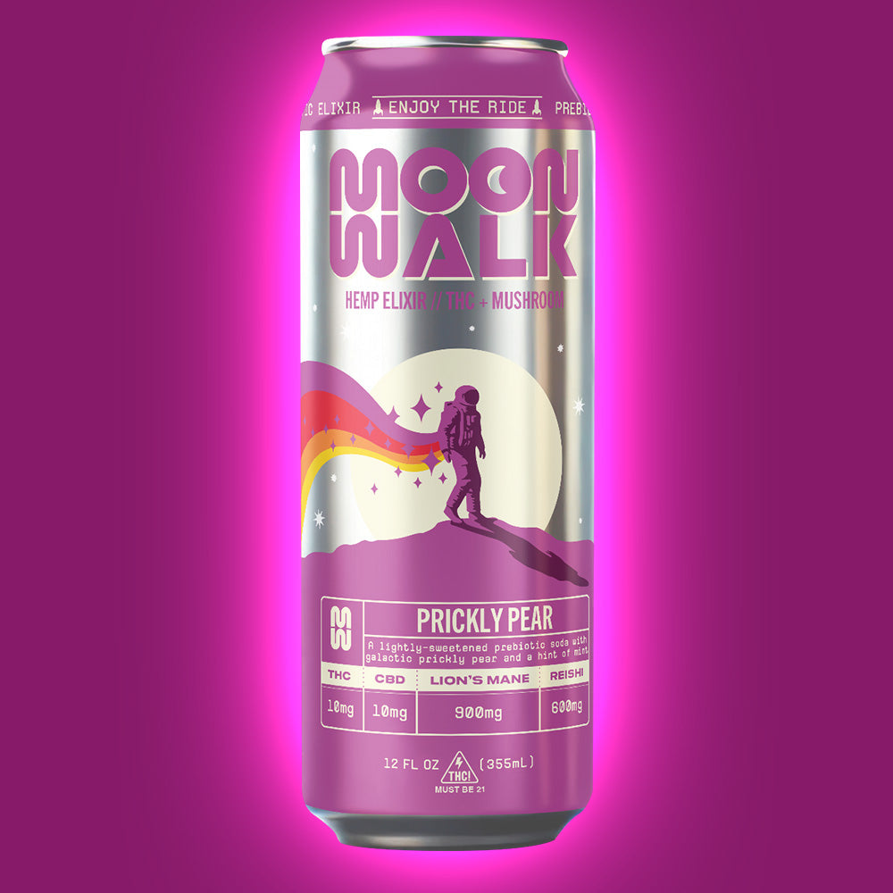 Moonwalk: 10 MG THC - Prickly Pear (Case of 24)