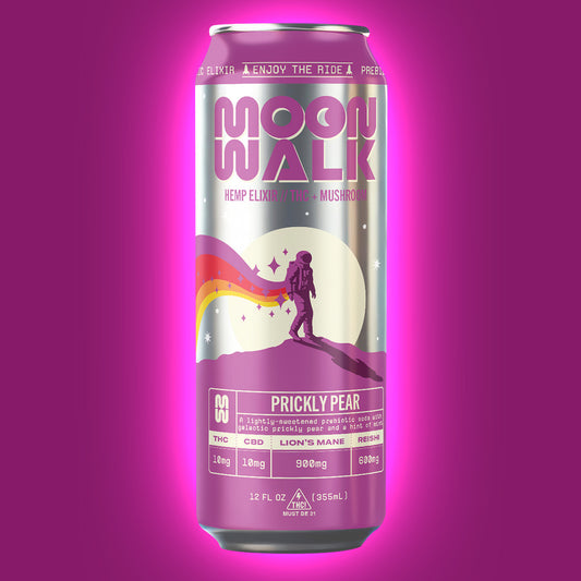 Moonwalk: 10 MG THC - Prickly Pear (Case of 24)